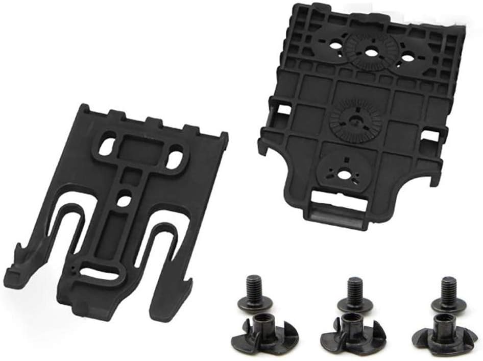 OSLAMP Black Quick Locking System Kit with QLS 19 Holster Locking Fork and QLS 22 Receiver Plate