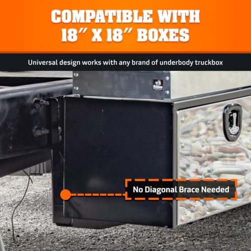 Image of Buyers Products 1701018 Pro Series Steel Truck Box Mounting Brackets