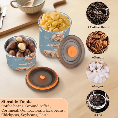Contenedor Hermético de Acero para Café 17oz KEEPREAL miniatura 5