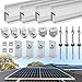 Produktbild Therlan Solarmodul Halterung Set Für 2 Module, Geeignet Für Farbige Stahlziegeldächer, Blechdach, 200MM Alu Solar Halterung Anwendbar Solarmodule Dick 30-45mm, Verstellbar Solarpanel Halterung Set