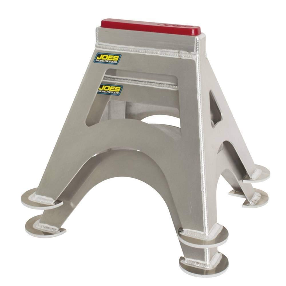 PRODUCTS Jack Stand by Joes Racing – 14 in Tall, 7 x 8 in Rectangle Base, Aluminum, Natural, Model 55500