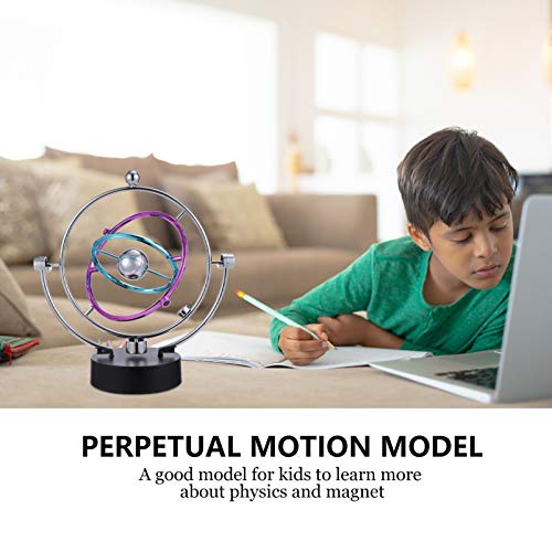 KESYOO Movimento Perpétuo Escultura de Mesa Brinquedo Balançando Bola Magnética Arte Ciência Requint