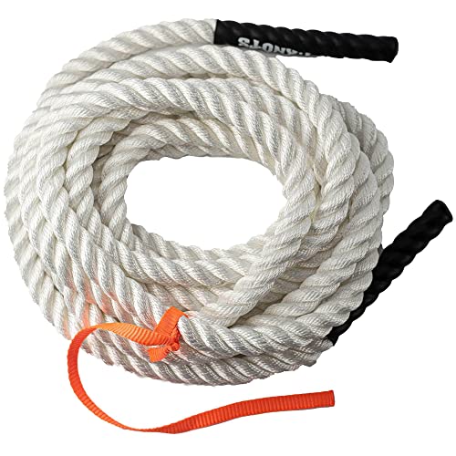 SGT KNOTS Soft Nylon Tug of War Rope | 1” Heavy-Duty Long Lasting All-Purpose Solid Nylon Rope, for Field Games, Reunion, Gathering, Camping Utility & Outdoor Activities