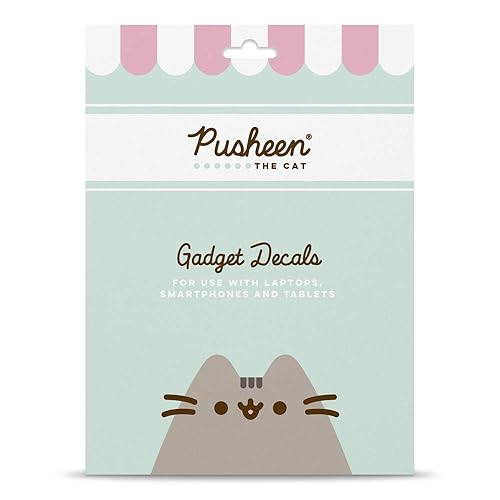 Grupo Erik Gadget Decals / Abziehbild Pusheen Foodie Collection - wasserdichte und wiederverwendbare Aufkleber, 9 x 5 - Pusheen