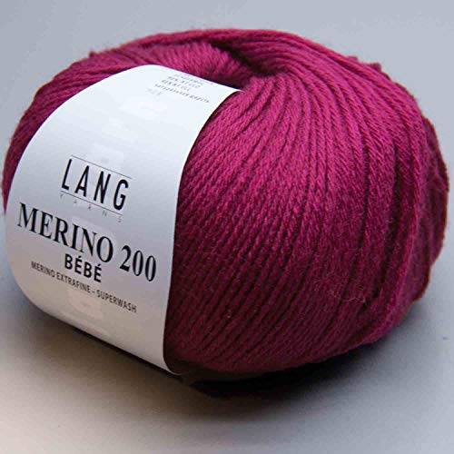 Lang Yarns Merino 200 Bébé 0366 bacca