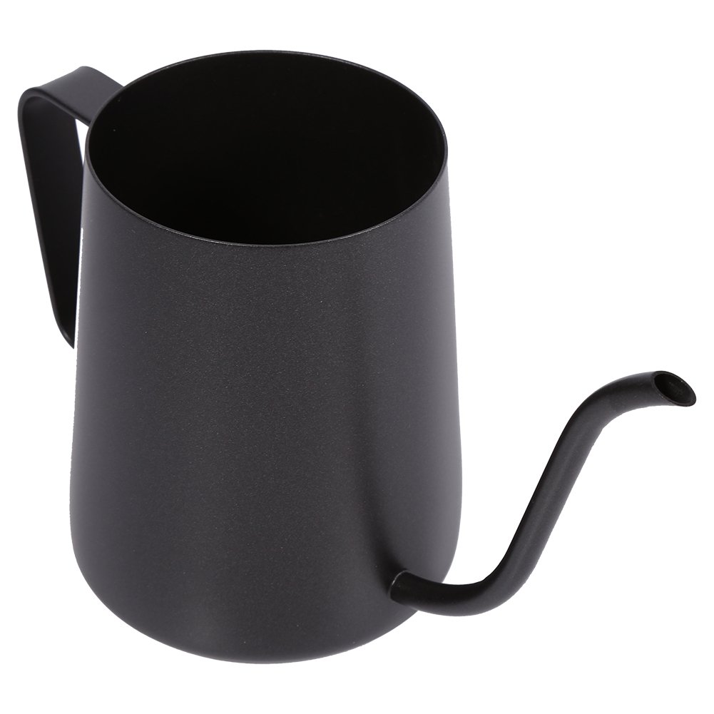 Nero Pittura in Acciaio Inox pour Coffee Drip Pot bollitore con beccuccio Over a Collo d' Oca Control 250 ml/350ml