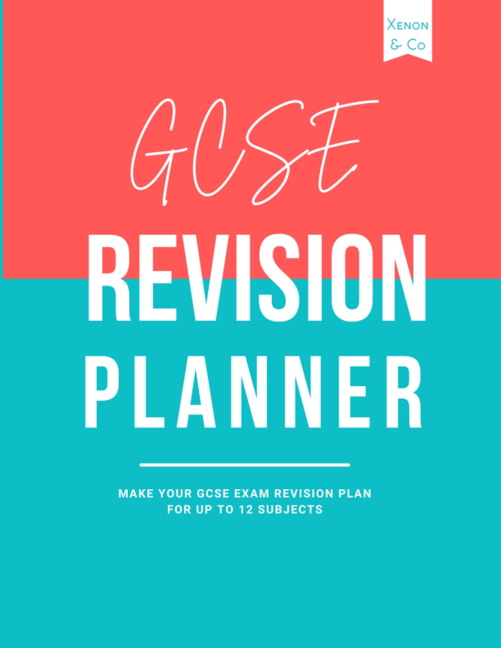 GCSE Revision planner notebook: Make your GCSE exam revision plan
