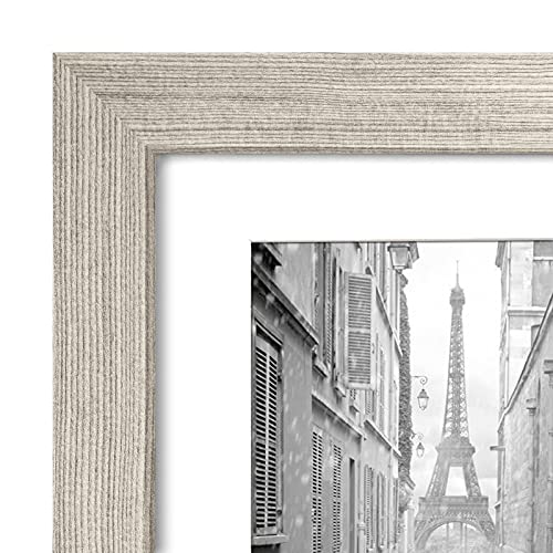 Americanflat MW0912DWOOD68 9X12 Picture Frame With Shatter-Resistant Glass - Use As 6X8 Frame With Mat Or 9X12 Frame Without Mat - Signature Collection - Photo Frame For Tabletop And Wall Display - Driftwood thumb #6