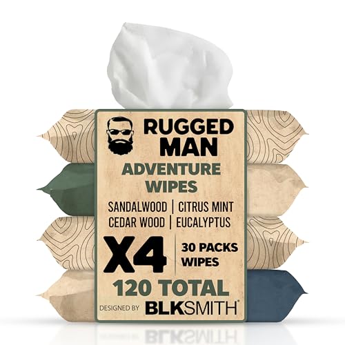 BLKSMITH Refined Man Body Wipes For Men - Cold...
