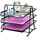 ideallife Briefablagen 3 Ebenen - Dokumentenablage Metall Desk Organizer - Metall Ablage Ablagefächer für A4 Dokument - Büro Schreibtisch Ablage mit 3 Schubladen I Papier Ablagefächer A4 (Schwarz) Baby,Schwarz günstig Kaufen-ideallife Briefablagen 3 Ebenen - Dokumentenablage Metall Desk Organizer - Metall Ablage Ablagefächer für A4 Dokument - Büro Schreibtisch Ablage mit 3 Schubladen I Papier Ablagefächer A4 (Schwarz)