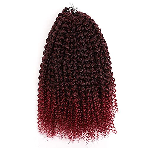 6 Packs Passion Twist Hair Bohemian Crochet Braids for Passion Twist Crochet Braiding Hair Water Wave Crochet Hair 22 Strands/Pack (18" 6PCS, TBUG#)