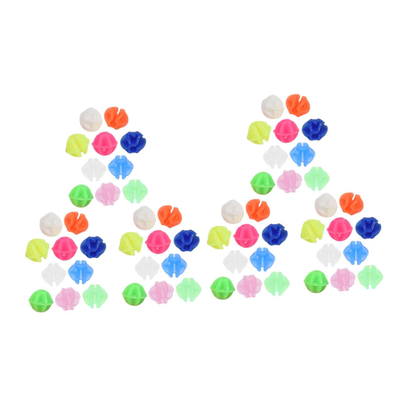 SUPVOX Bike Wheel Spoke Beads Glow-in-The-Dark Bike Decor Plastic 2 Sets of Bike Wheel Beads for Dec