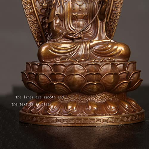 Statue de Bouddha pour jardin TUSUOD en résine zen - 4