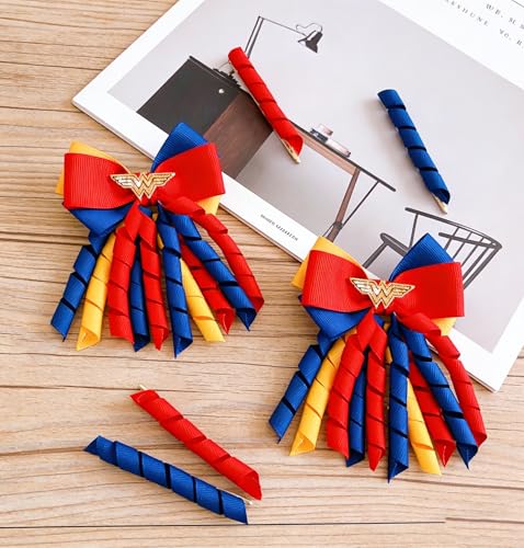 2 Piezas Pinzas para Pelo con Lazos Rizados miniatura 3