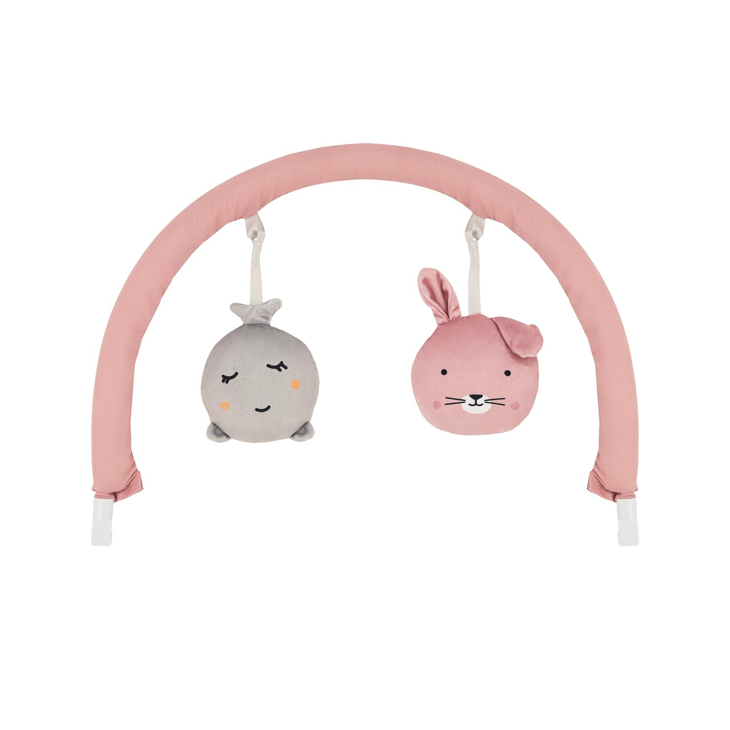 MoMi GLOSSY sdraietta per bambini fino a 9 kg, cintura 3 punti, struttura in metallo con piedini antiscivolo, 1,7 kg, 58×49×53 cm, modulo sensoriale per lo sviluppo del bambino