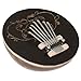 X8 Drums X8-CT-KLB-DK Coconut Kalimba Thumb Piano, Gecko Carving