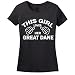 This Girl Loves Her Great Dane Womens T-Shirt Black Medium