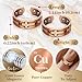 Copper Rings for Women, Magnetic Rings with 3500 Gauss Effective Magnets, 100% Pure Copper Jewelry Gift with Gift Box