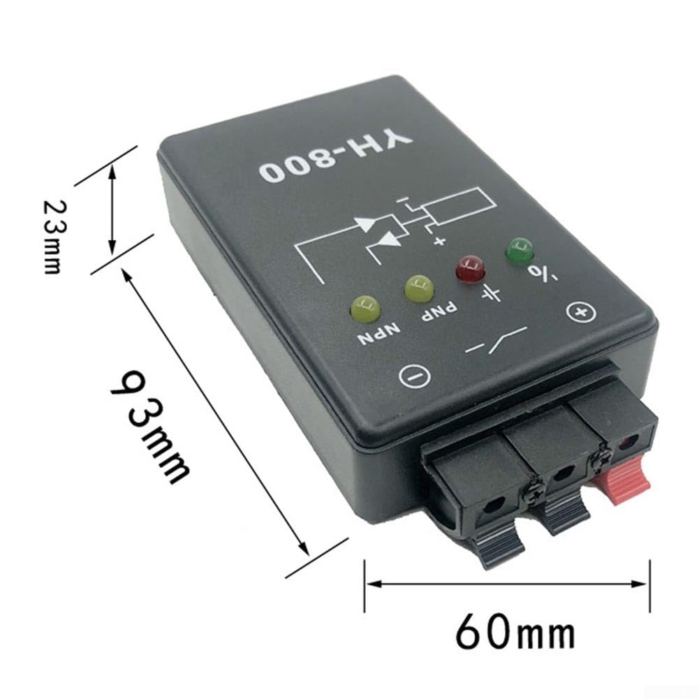 Lichtschrankentester, YH-800 Sensor Tester Für Photoelektrische Schalter, Näherungsschalter Und Magnetische Sensoren, Schwarz