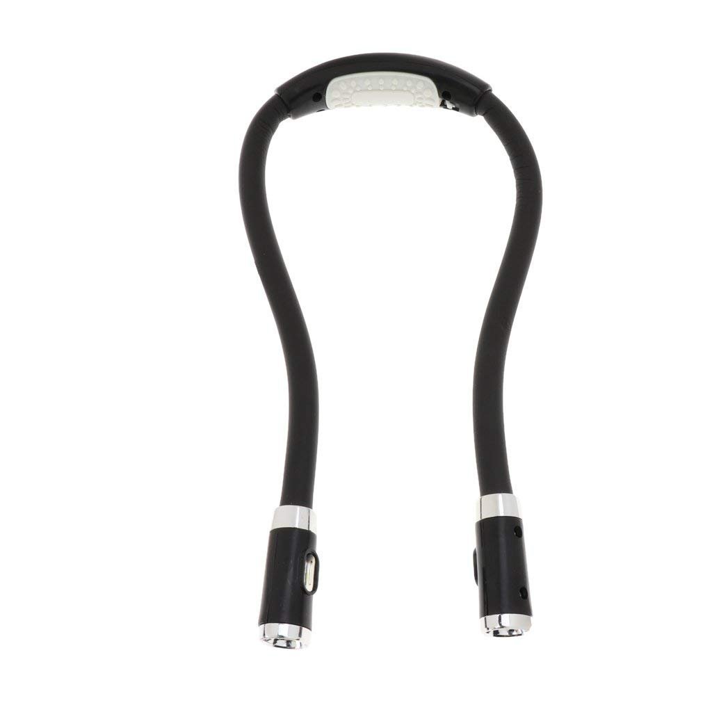 Lectura de cuello con luz LED para el cuello, 4 bombillas LED, ideal para niños, manualidades, tejer, reparación, viajes o barbacoa – # 2, como se describe