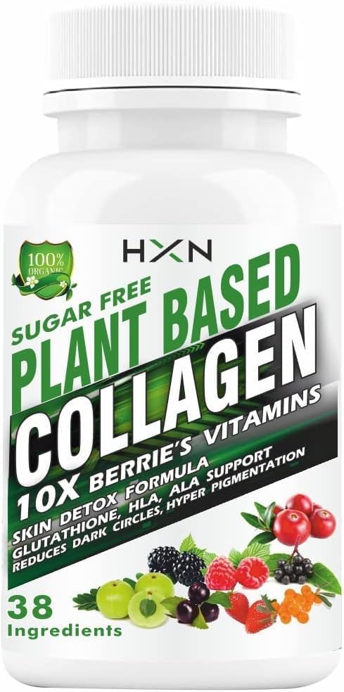JEVR Collagen Supplements for Women with Biotin, Vitamin C, E, Glutathione, Hyaluronic Acid, ALA, Promotes Protein Collagen Powder Peptides Synthesis for Skin and Hair -60 Hydrolyzed Builder Tablets JEVR Collagen Supplements for Women with Biotin, Vitamin C, E, Glutathione, Hyaluronic Acid, ALA, Promotes Protein Collagen Powder Peptides Synthesis for Skin and Hair -60 Hydrolyzed Builder Tablets