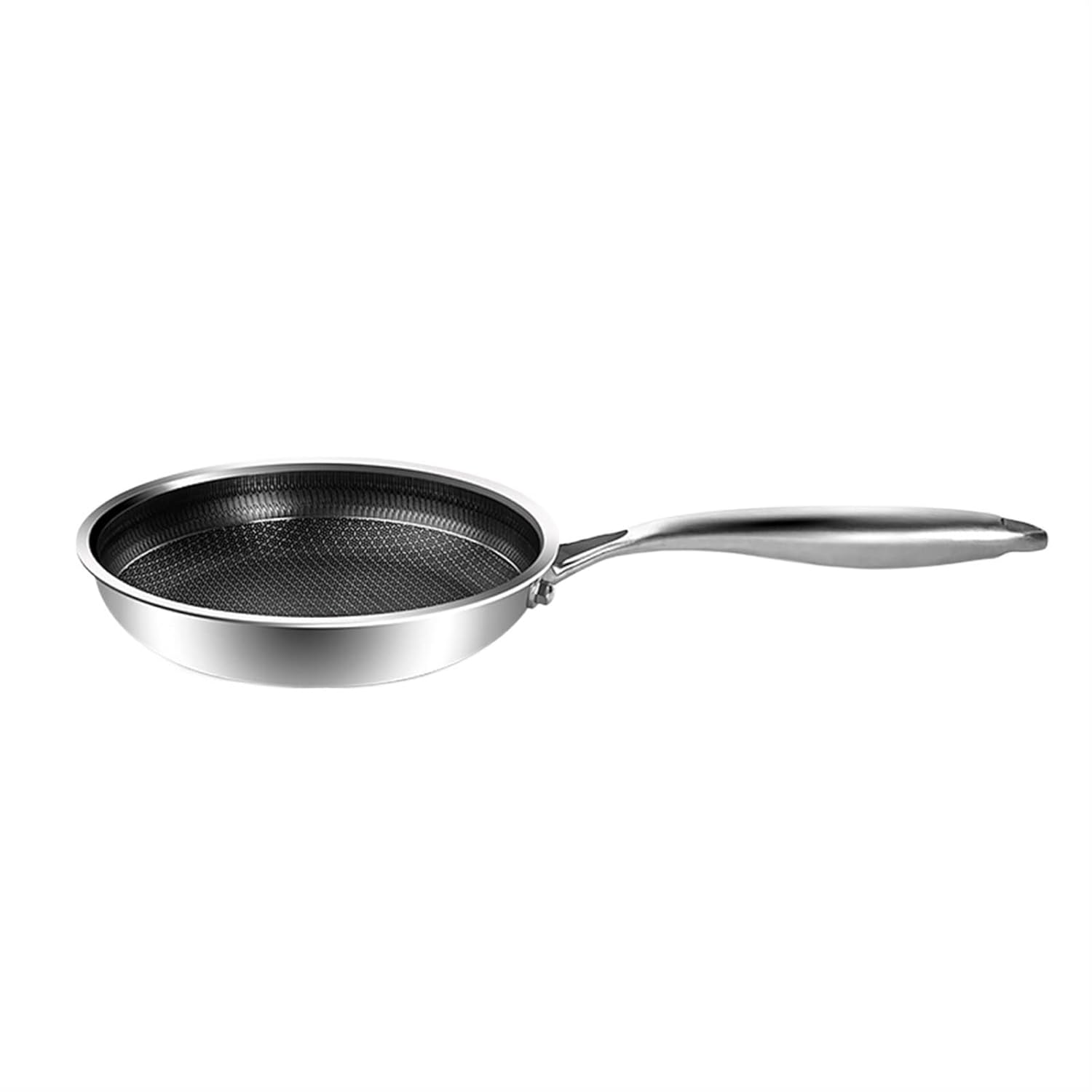 Pan Frying Pan Food Grade 304 Stainless Steel Pan Honeycomb Pot Bottom Induction Cooker Gas Stove General Wok