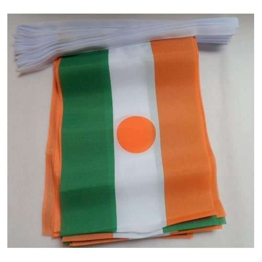 AZ FLAG Guirnalda 6 Metros, 20 Banderas de Ecuador 21x15 cm, Bandera Ecuatoriana 15 x 21 cm - Banderines — view 26