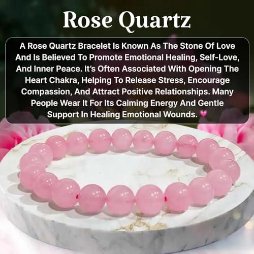 Image of Stone Bracelet for Men & Women | Natural Crystal for Wealth | Protection | Confidence & Success | Adjustable Healing Bracelet for Meditation | Reiki & Spiritual Energy