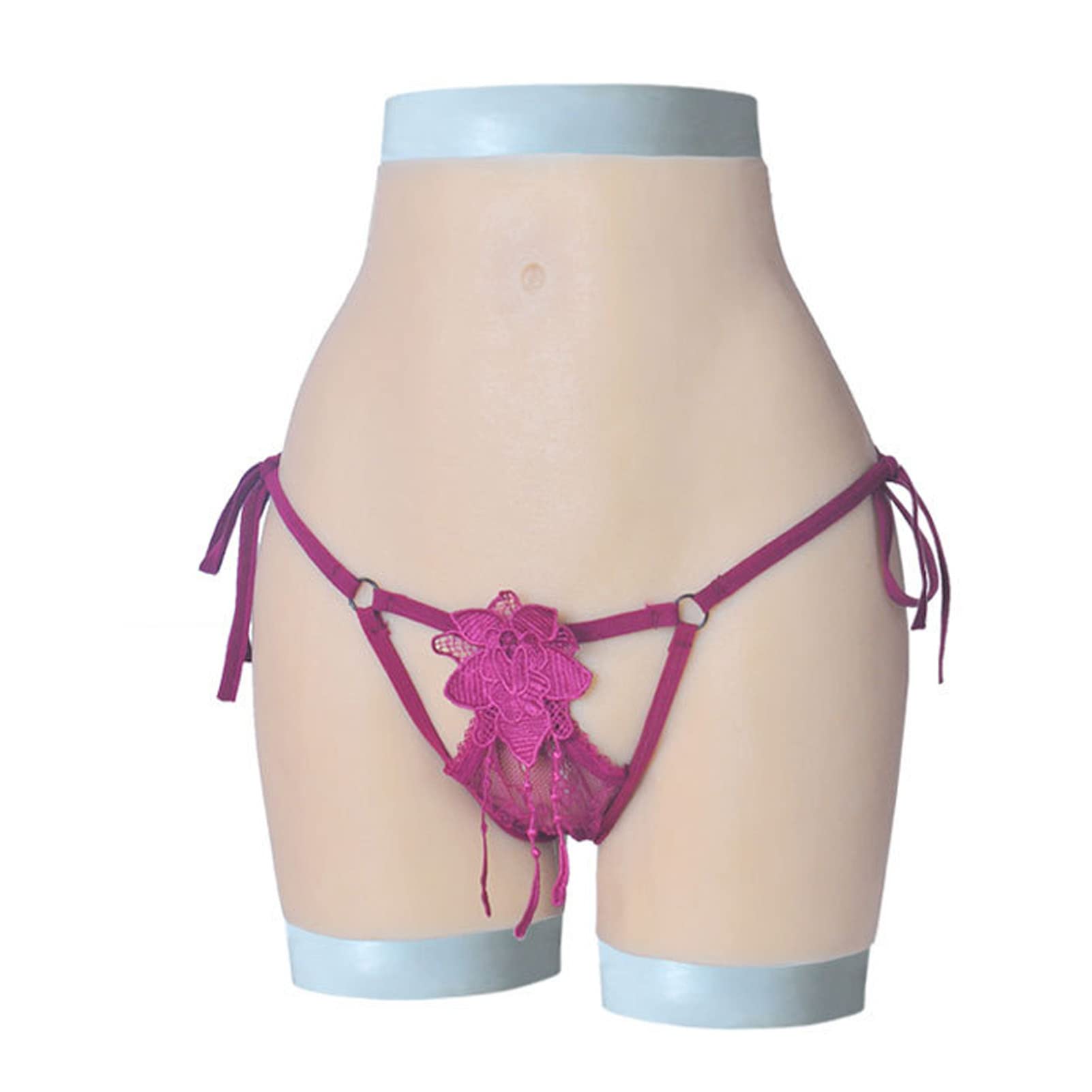 FSYH Crossdresser-Silikon-FäLschungs-Vagina-HöSchen Versteckte Gaff-Boxershorts Camel Toe Control Tanga füR Transgender-Transen