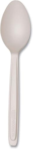 Eco-Products Cubiertos para sistema de dispensación de cubiertos, cuchara, 6", blanco, 960/cartón