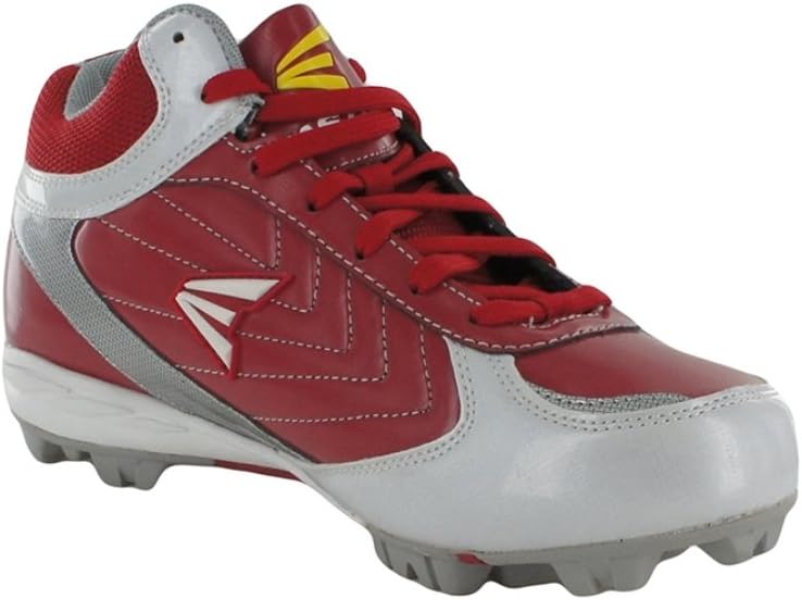 Easton Men's Rival MD Red/Silver Team Baseball Cleats