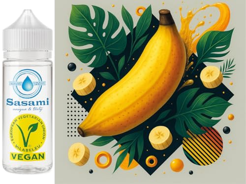 Hua Moa-banane liquide arôme concentré banane plantain hawaïenne Vegan Sasami 100 ml DIY