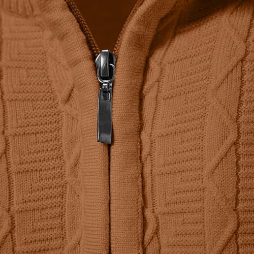 Muscularfit Mens Big and Tall Polo Sweater Shirts Loose Fit Long Sleeve Casual Pullover Sweater Solid Ribbed Knit Sweaters3