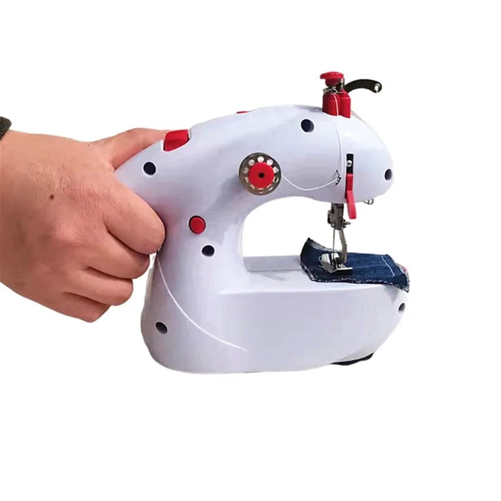 Maszyna do szycia, Domowa w pełni automatyczna mini elektryczna przenośna mała maszyna do szycia domowa mała maszyna do szycia mała maszyna do szycia przenośna