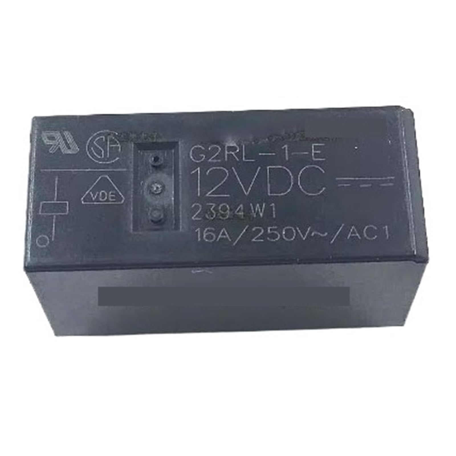 Relé G2RL-1-E-12VDC de 16A y 8 pies en paquete de 5 unidades para circuitos de potencia