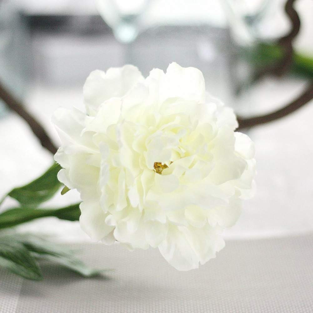 Pivoine artificielle : grand bouquet de fleurs en soie colorée pour maison