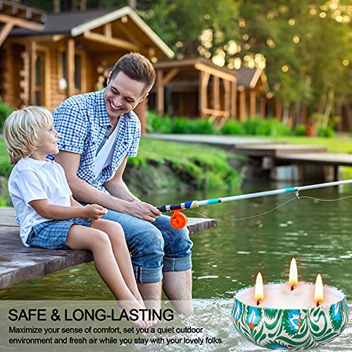 Citronella Candles Outdoor Large 3 X 14Oz, 240 Hours Burning Time 3-Wicks Soy Wax Jar Candles For Home Patio Yard Garden Balcony Backyard #TOP5