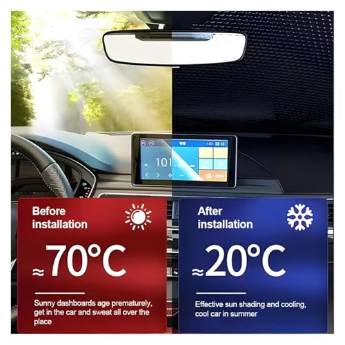 Pare-soleil avant Volvo XC90 MK2 évite la chaleur et protège le tableau de bord - 2