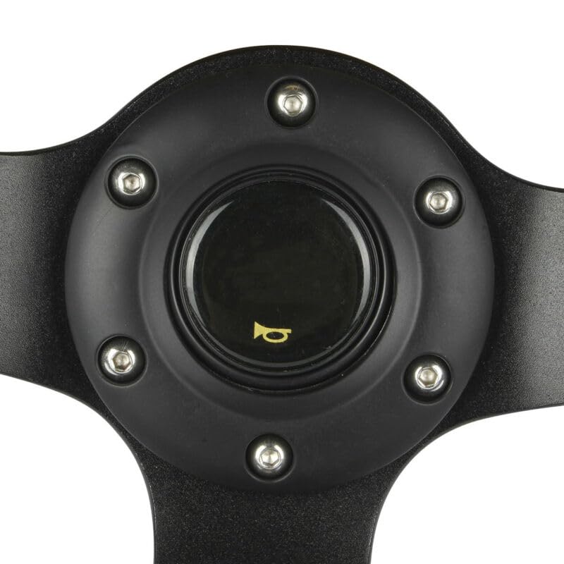 Sportlenkrad Universal, Racing-Lenkrad 350mm 14 Zoll Auto Lenkrad Drift Racing Spiel Universal 70mm PCD