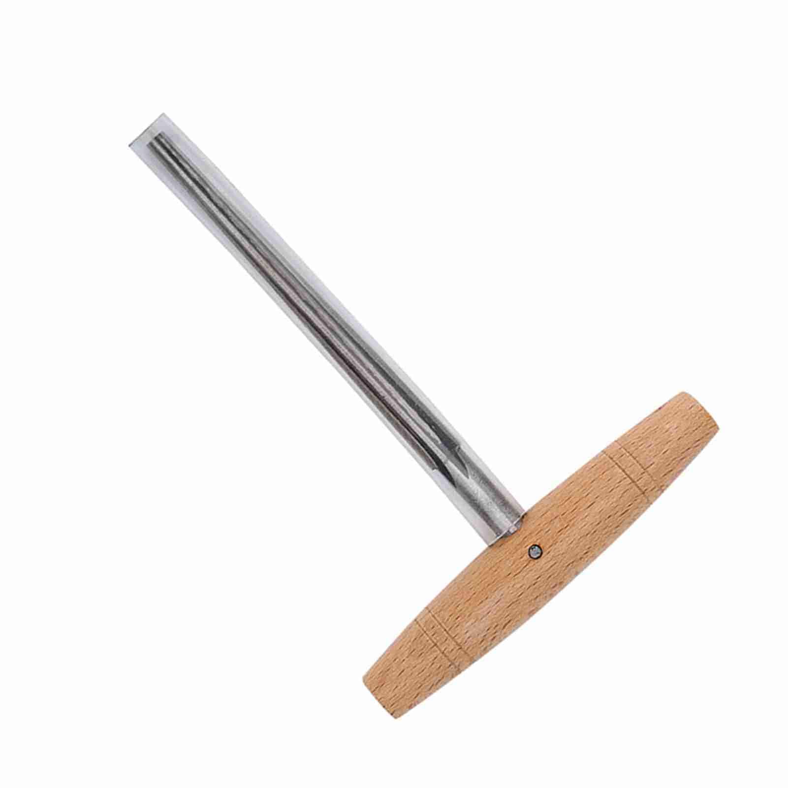 Alésoir de Perçage de Trou de Violon, 3/4 4/4 Alésoir de Chevauchement D'alto Avec la Poignée en Bois Conique Outil de Réparation de Lutherie en Acier à Grande Vitesse de Lutherie