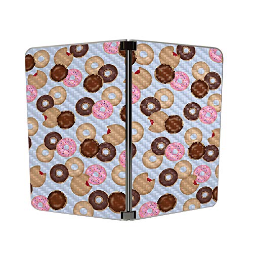 Image of MightySkins Carbon Fiber Skin for Microsoft Surface Duo - Donut Binge | Protective, Durable Textured Carbon Fiber Finish | Easy to Apply, Remove, and Change Styles | Made in The USA