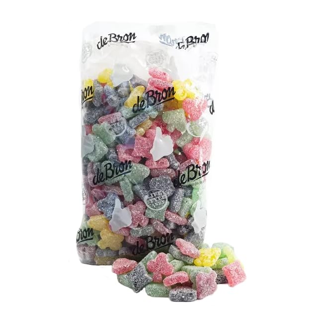 De Bron No Added Sugar Free Jelly Sweets (Poker Fruits, 1kg)