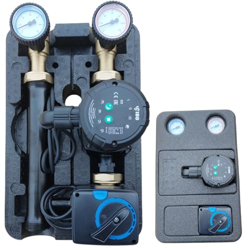 PAG Turbo GmbH® - IBO Pumpengruppe Beta 2 mit 3 Wege Mischer + Stellmotor Heizkreisset Heizkreis Pumpenstation