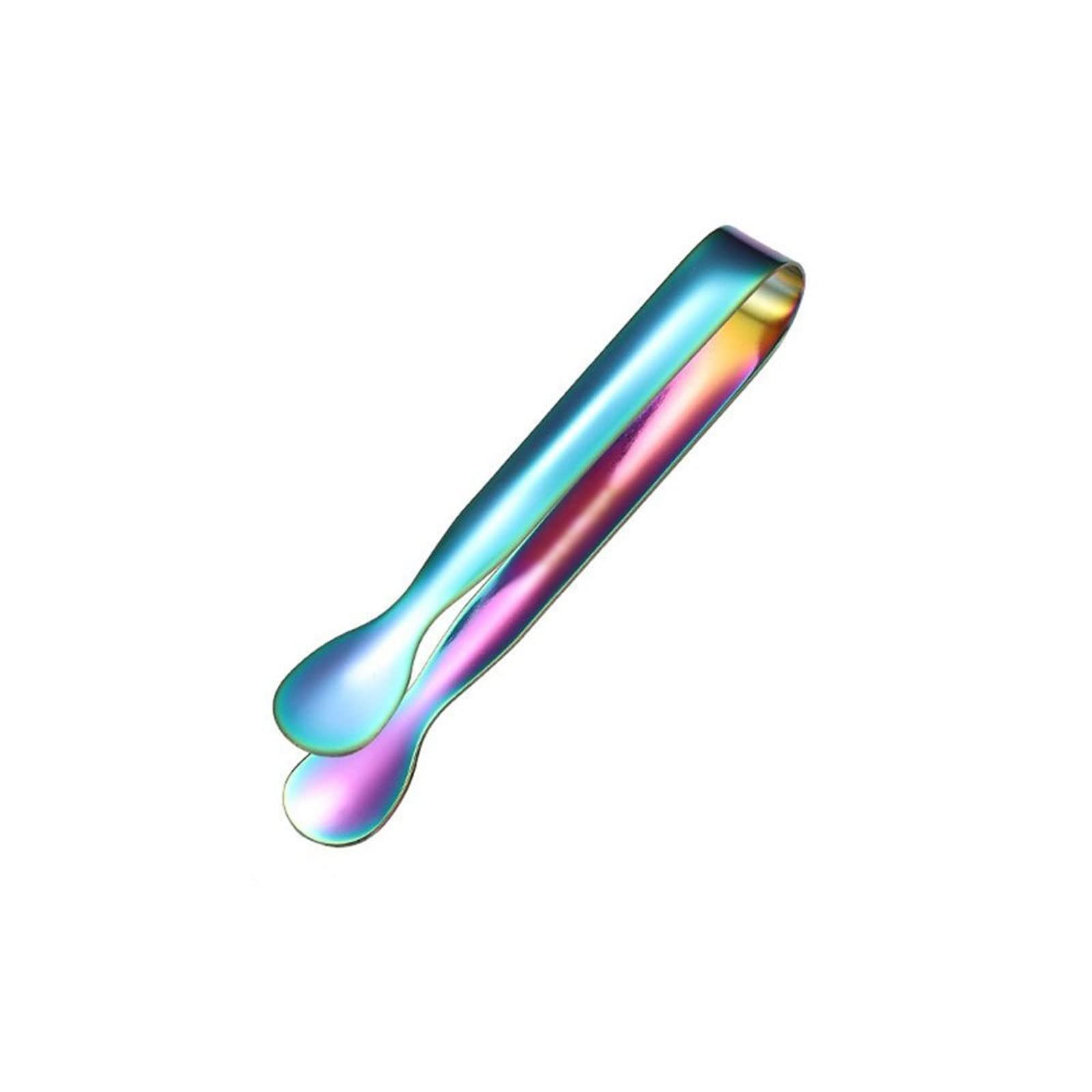 Pinza in Acciaio Inossidabile Multicolore Bar Cube Zucchero Morsetto per Ghiaccio Pinza per Ghiaccio Clip per Barbecue Pane Cibo Clip per Barbecue Utensili da Cucina