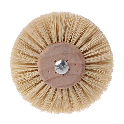 Image of 1pcs Abrasive Sisal Filament and Horse Hair Brush Polishing Grinding Buffing Wheel Woodworking for Furniture Rotary Drill Tools Power Tool Accessories