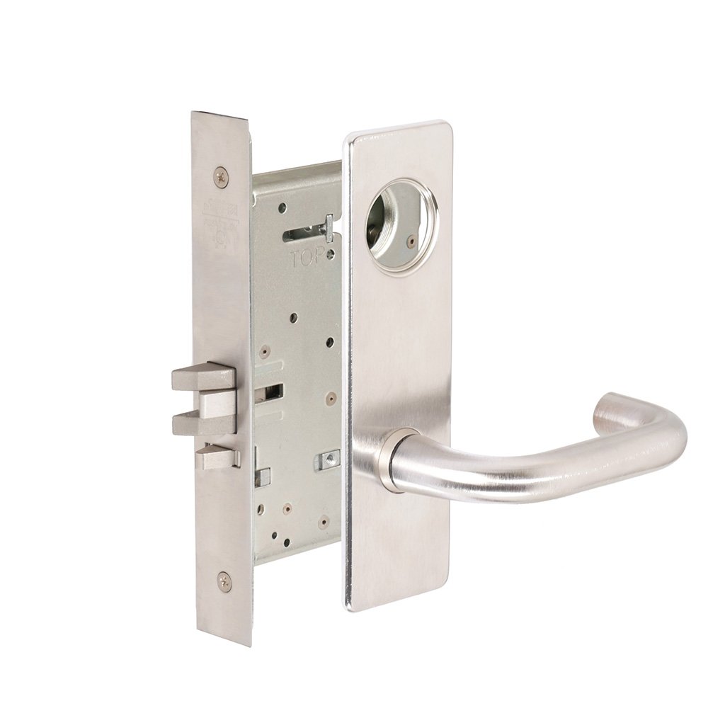 CORBINRUSSWIN ML2069-LWM-626-LC 626 Satin Chrome, Lever LWM Lustra, Asylum/Institution, Steel; Stainless Steel; Brass