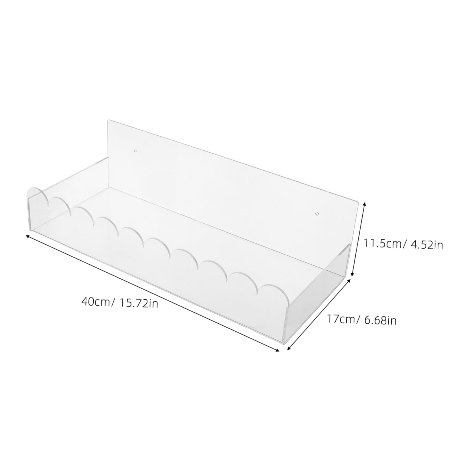 Organizador Gorras de Transparente de Béisbol de Acrílico | Montaje en Pared, Diseño Rectangular Elegante, para Dormitorio y Exposición, Ayuda a Mantener el Orden