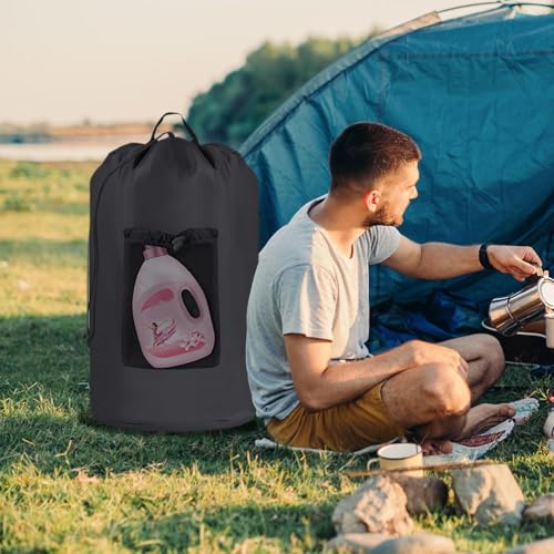 Cesta de lavandería de gran capacidad para hogar y hotel 5