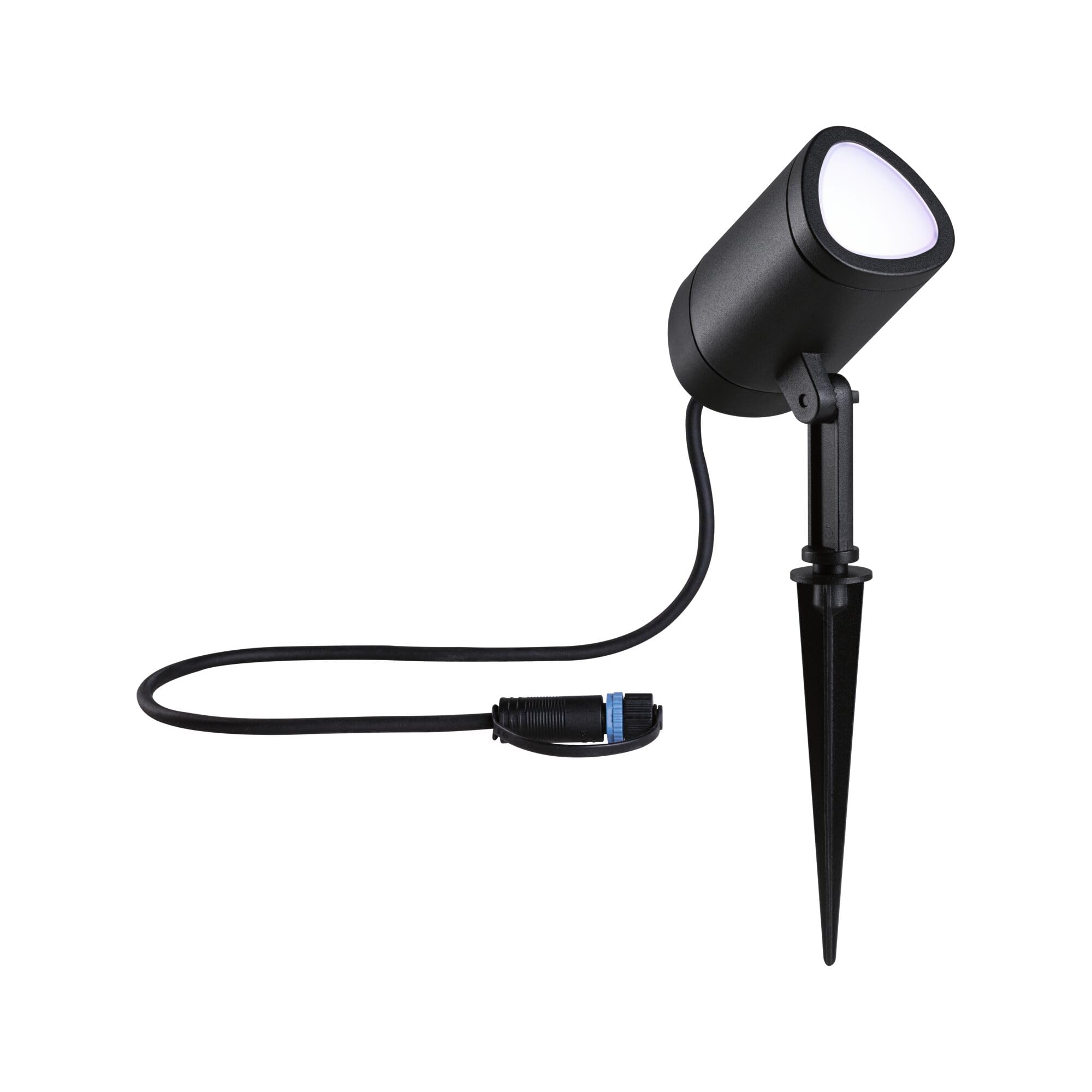 Paulmann 94849 Plug & Shine LED reflektor ogrodowy Shira Smart Home Zigbee 6,5W 250lm możliwość ściemniania 455mm antracyt aluminium RGBW+