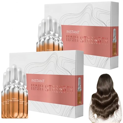 Loción Intensiva Estimulante Capilar, Tratamiento de Proteínas Capilares con Recubrimiento de Colágeno, Loción Capilar para Cabello Dañado y Seco, Fortalecimiento Instantáneo del Cabello (2Piezas)